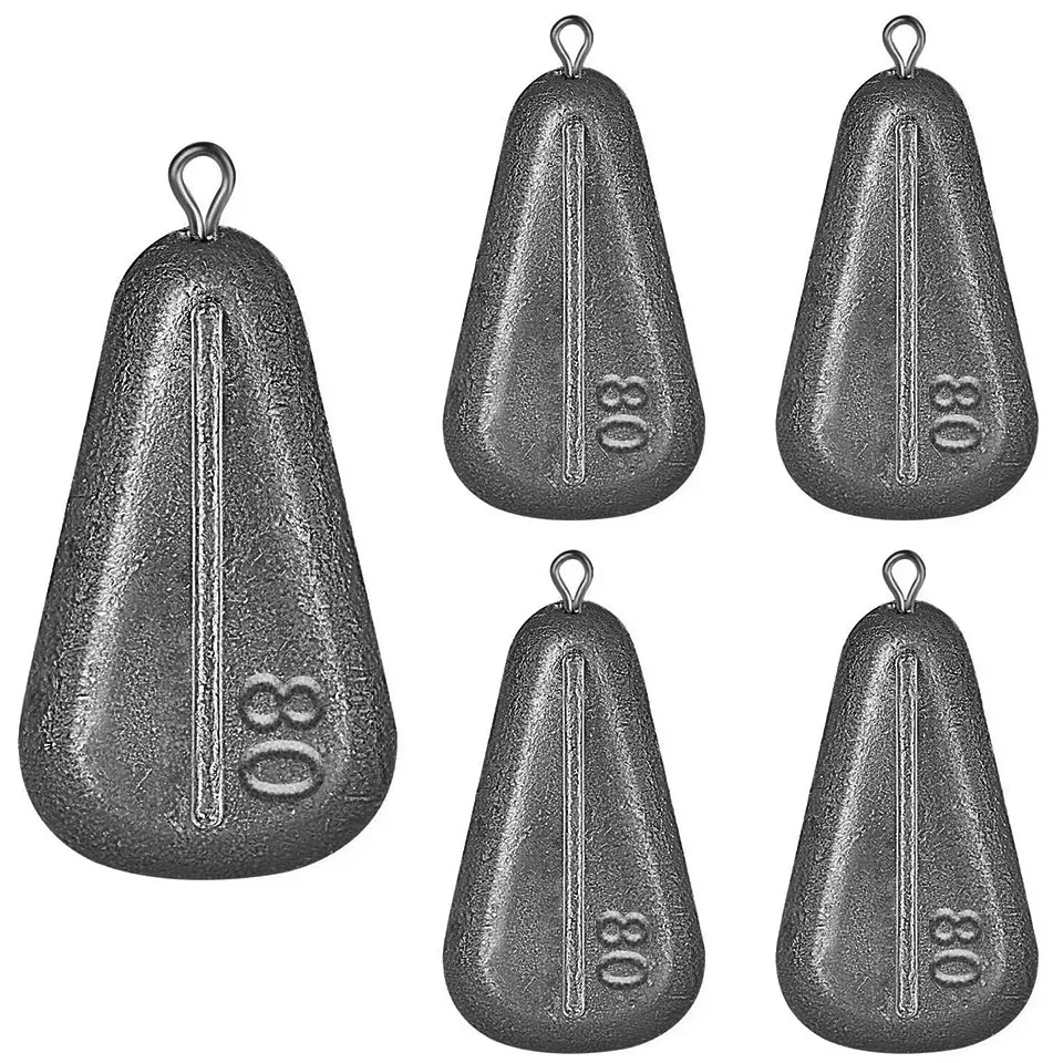 FishingWeightsSinkersNoRollSinkerWeightFlatInlineSinkersfor