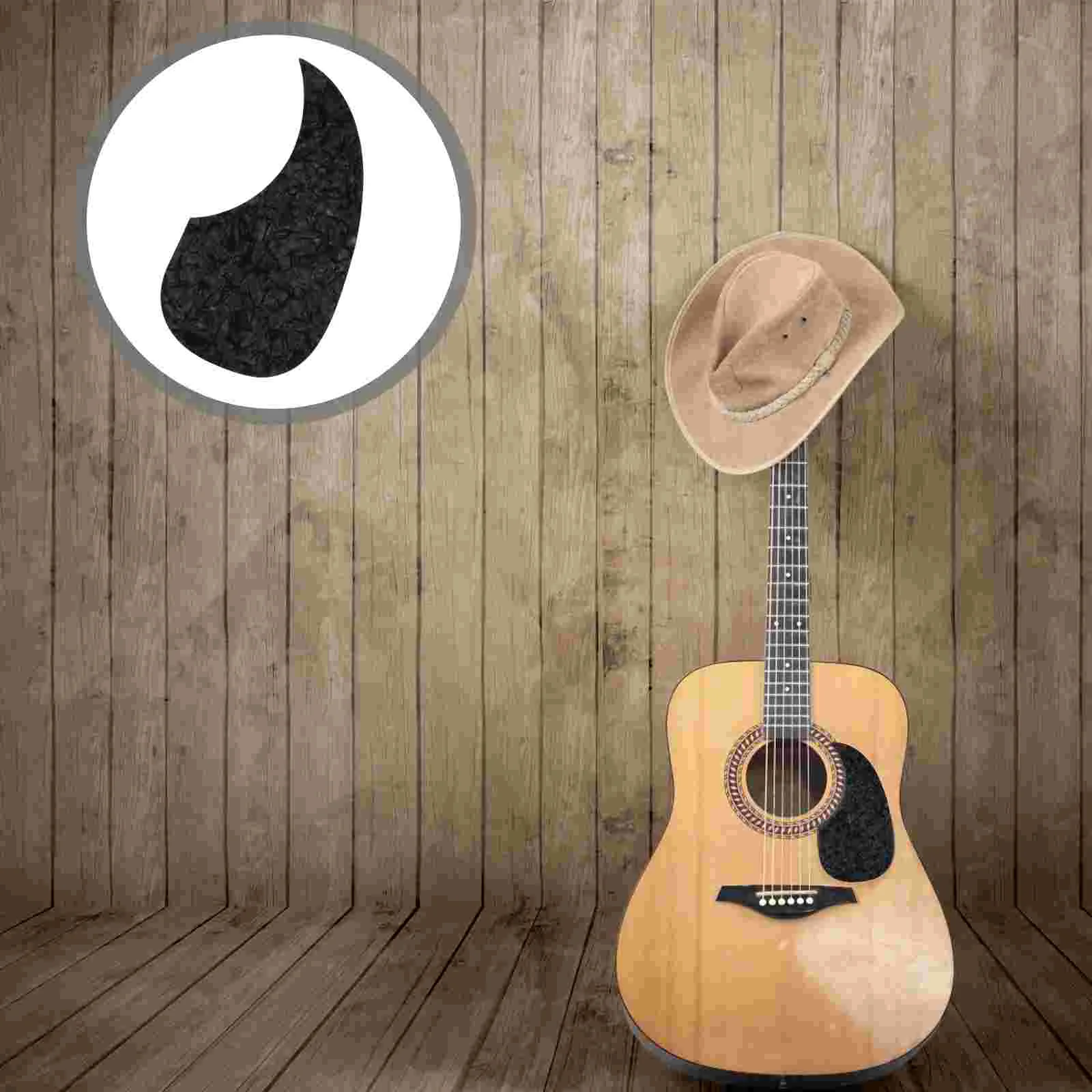 

Guitar Water Drop Guard Protective Plate Pick Accessory Anti-scratching Self-adhesive Sticker Exquisite Pickguard for