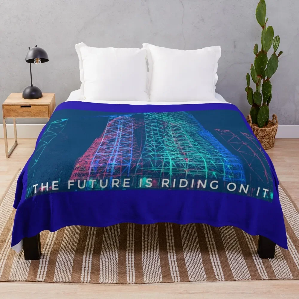 

The Future is Riding On It Throw Blanket Picnic For Decorative Sofa Blankets