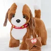 Robot Dog Toys Electronic Plush Puppy Sound Control Interactive Dog Sing Song Walk Bark Music Leash Controled Teddy USB Charge 3