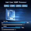 Mini PC EQi12, Intel Core  SSD Mini Computers,Dual LAN/Wifi6/BT5.2,Dual 4K Display,Built-in Power Supply Office PC 2