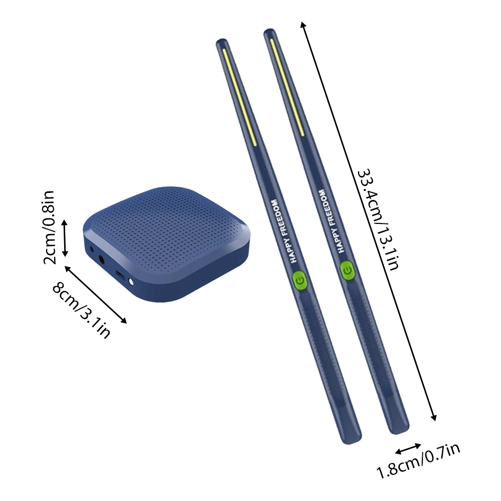 Somatosensory Virtual Drum Kit Electronic Air Drumsticks Musical Instrument Smart Wireless Virtual Reality Drum Stick Pedals Kit