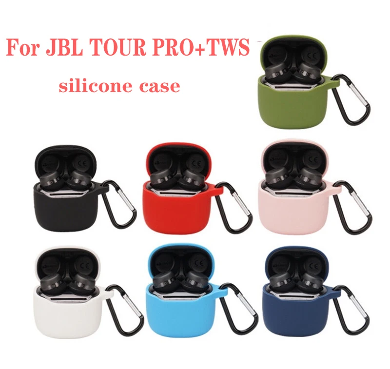 Silicone Headphone Cover For JBL Tour Pro 2 Wireless Earbuds Case