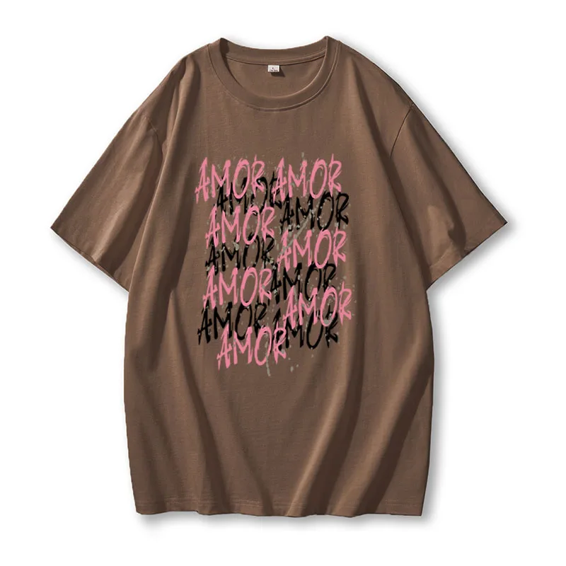 Hirsionsan Funny Letter Printed T Shirt Women Summer Cotton Soft Short Sleeve Tee Female Oversized Higt Street Gothic Tops