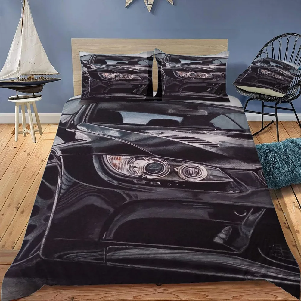 

Sport Car I Duvet Cover Twin Bedding Set Luxury Quilt Cover With Zipper Closure Queen Size Comforter Sets