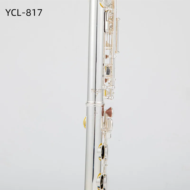 Japan 877 817 flute 16/17 Holes Silver Plated Transverse Flute C