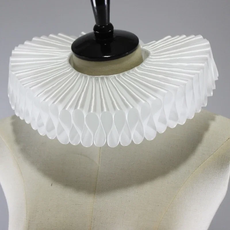 Silky Neck Ruff Clown Choker Ruffled Detachable Collars Cosplay Costume fake collar,choker necklace,detachable collar shawl