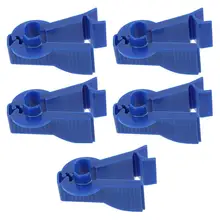 

5Pcs Practical Peritoneal dialysis supplies Peritoneal dialysis tubing clips (Blue)
