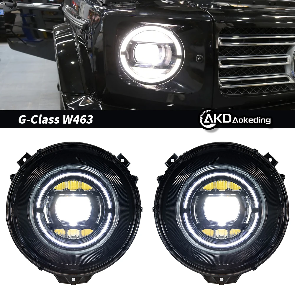 ベンツw463,w464,g350,g500,g63,2007-2022g,ヘッドライト