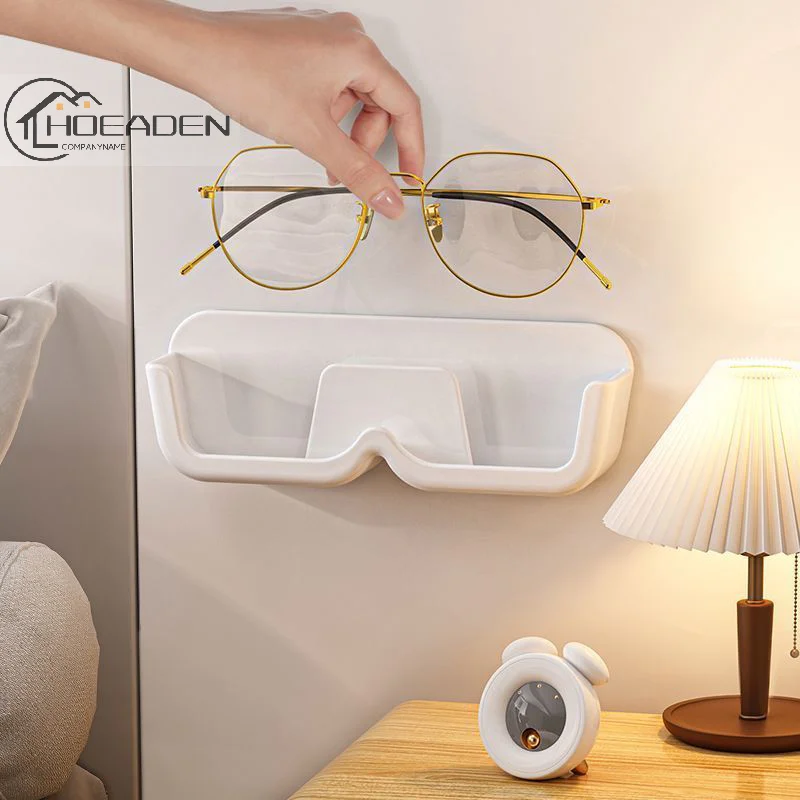 

Punch-free Glasses Storage Rack Wall Mounted Sun-glasses Display Holder Wardrobe Decoration Storage Box Sunglass Organizer