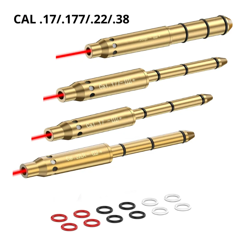 .22lr Boresighter .22LR Lazer Collimator Cal 9mm 177 17 308 Rifle 45ACP Laser Bore Sight