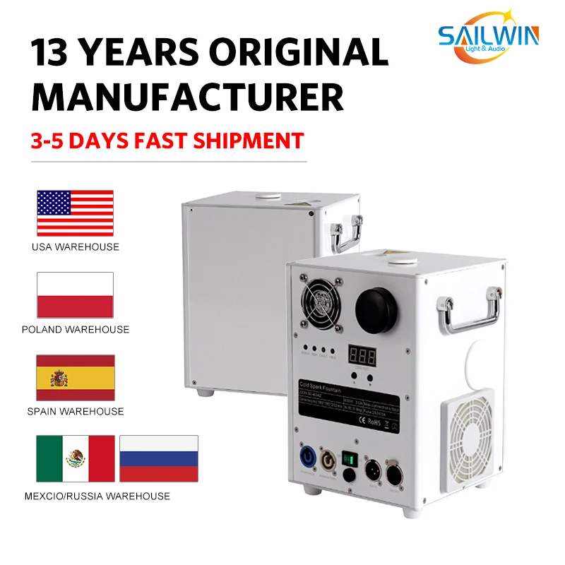 Macchina Per Effetti Scintille Fredde - Sparkular Con Telecomando Per Feste E Eventi - Foto 9