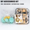 DIY Dollhouse Bear Biscuits 1/12 Miniature Furniture Toaster Oven Mixer Electronic Scale Model Set Kitchen Toys For Girl Gift 5
