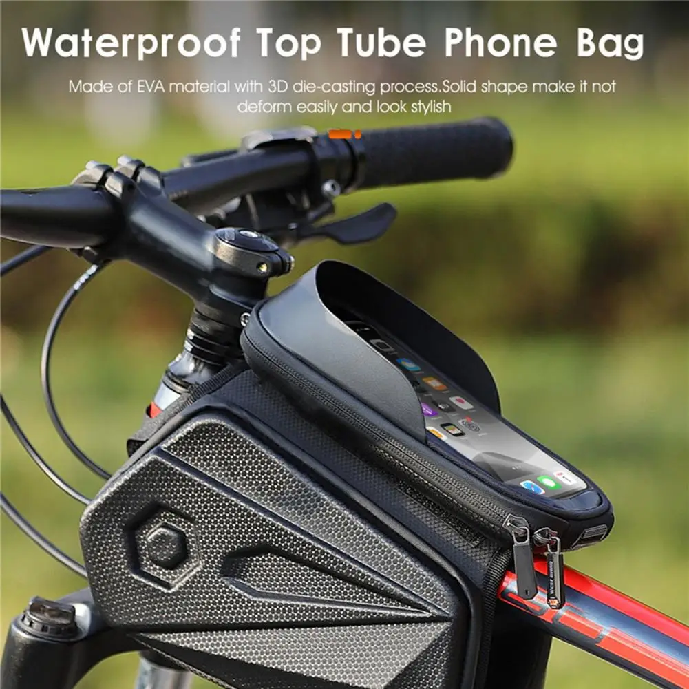 

Practical Fine Workmanship Durable Mountain Bicycle Touch Screen Cell Phone Holder Pouch for Mountain Bike