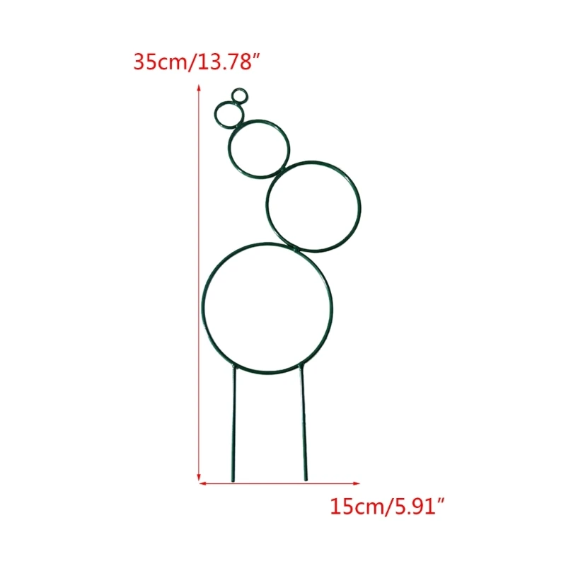 Round Garden Trellis 14&rdquo; Tall Plant Support Climbing Vine Rack climbing plant trellis