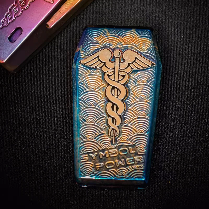 ZaoDong EDC 티타늄 합금 기계식 리바운드 피젯 푸시 카드 햅틱 슬라이더 다중 사운드 효과 감압 손가락 장난감