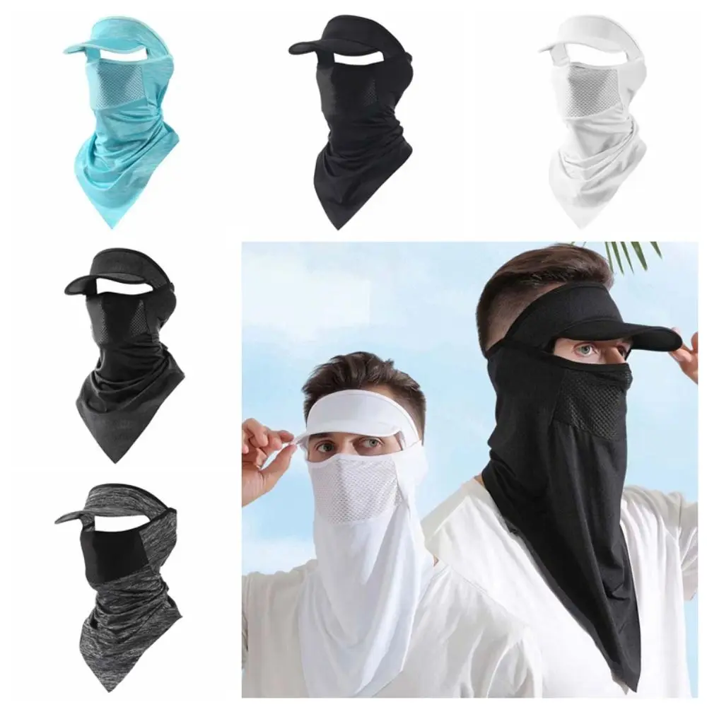 Cooling Summer Face Mask For Outdoor Sports UPF Sun Protection Lightweight Ice Silk Bandana For Cycling Running & Hiking mask sun protection mask
