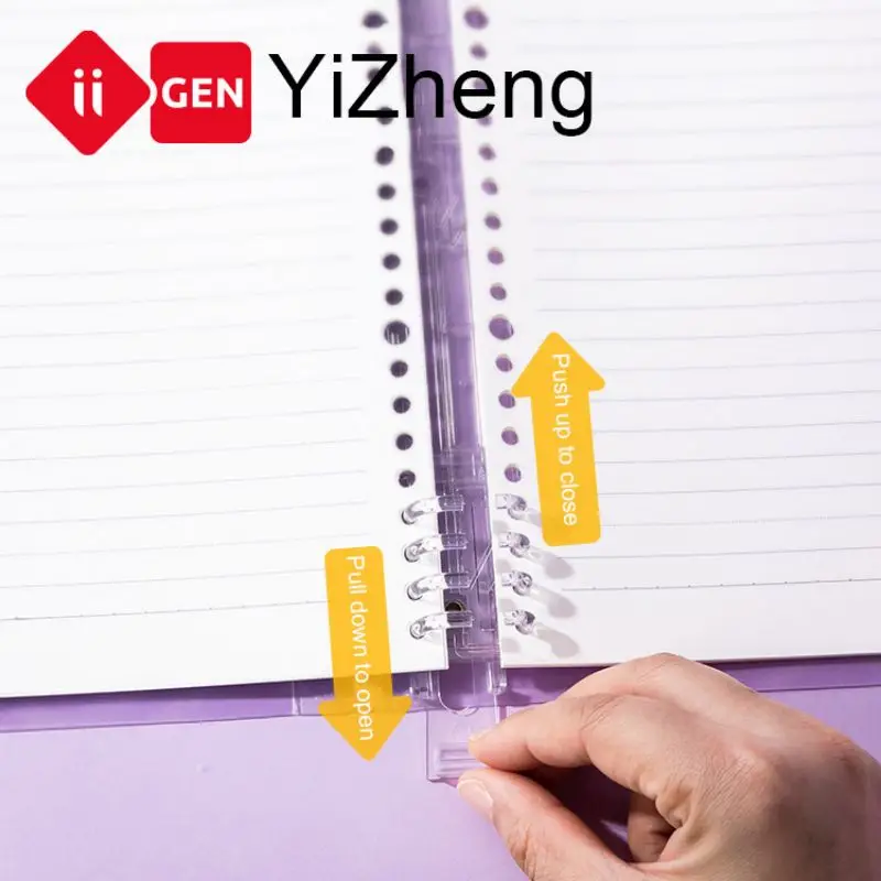 Iigen 교체 가능한 리필 느슨한 잎 노트북, 카와이 산리오 B5 바인더 일기, 사무실 학교 용품, 문구 액세서리