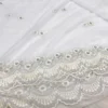 1PC Exquisite Bead Embroidery Screen White Screen Matched with Screen Bedroom Window Finished Product Good Hanging Feeling 4