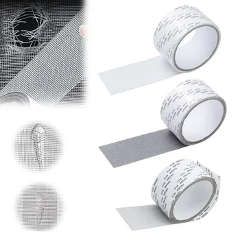Kit de ruban de réparation de fenêtre pour couvrir instantanément les trous et les déchirures, moustiquaire, patch en maille, étanche, violet 1