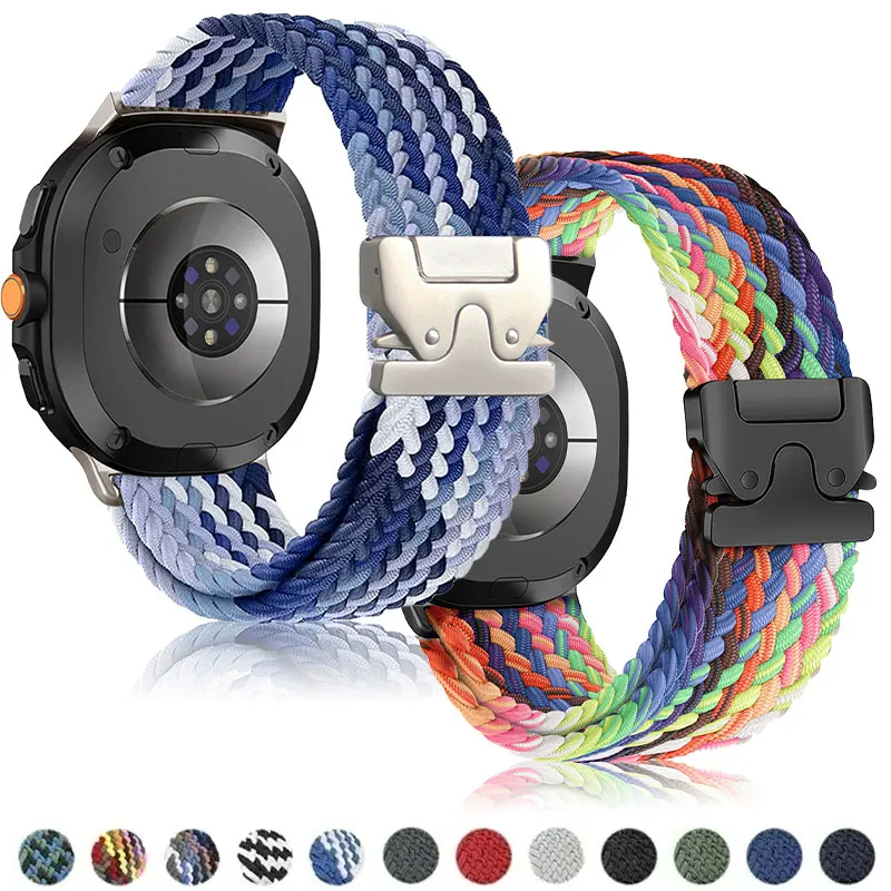 Braided Parachute Buckle Belt Strap