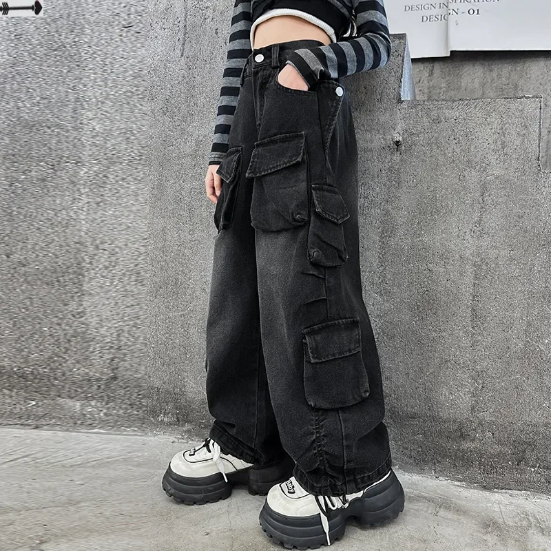 【COLOR iN ID】Autumn Jean Cargo Pants Sa1403a0bf3a64b2f892763f6740fa