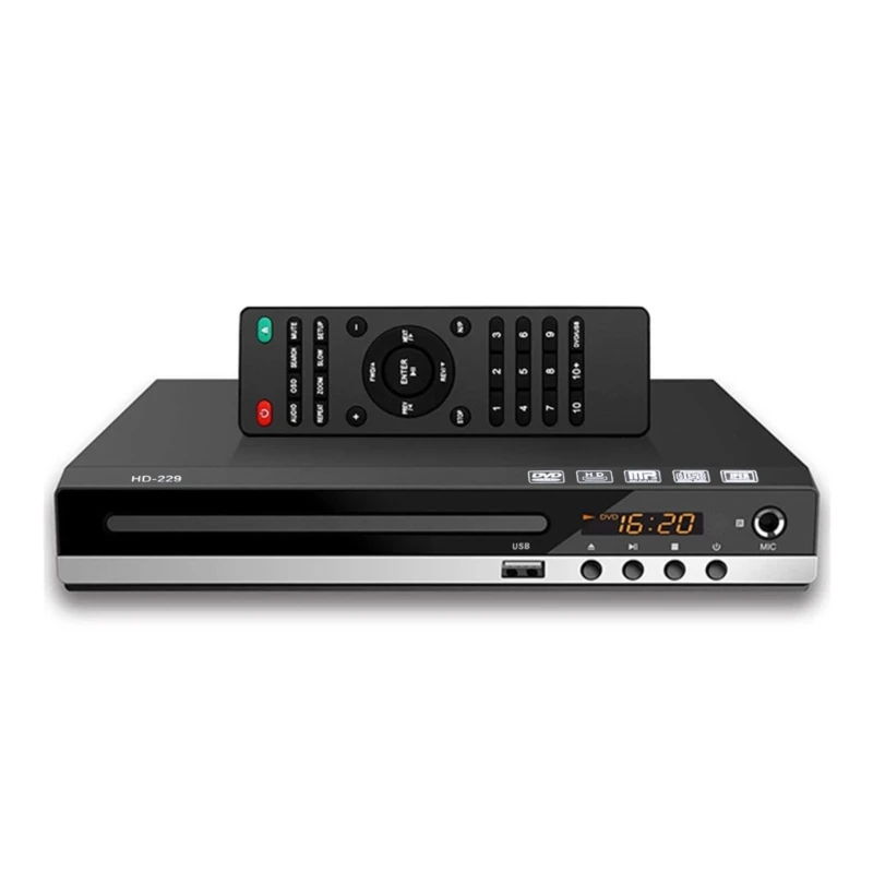 DVDプレーヤーvcd,ディスク,マルチメディアプレーヤー,HDMI互換