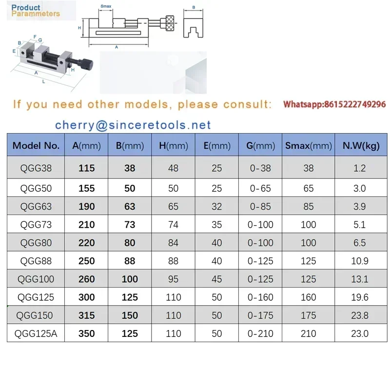 QGG50 Vise Precision Tool Maker 2 Inch Mini Machine Right Angle Mirror Grinder CNC Vise Grab Tong Surface Grinder Milling 5