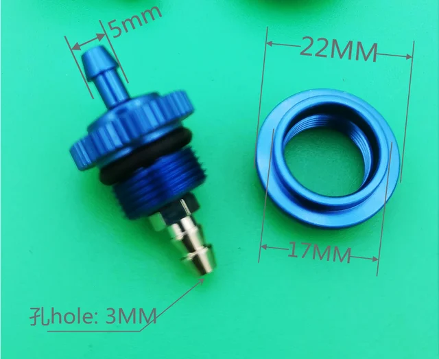 Fuel Tank Fitting hole 3 to 4 mm for option rc airplane turbine jet gasoline UAV parts