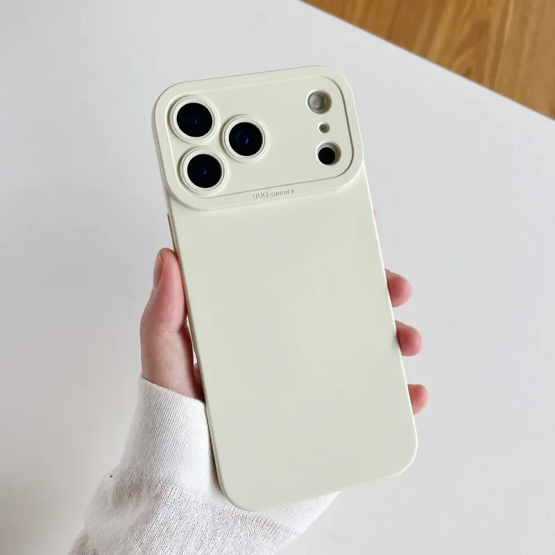 Cherry Purple Liquid Silicone Phone Case - Soft Full-Coverage Protective Back Cover with Enhanced Camera Protection