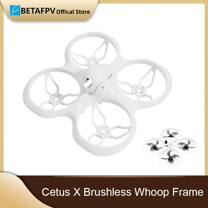Châssis Cetus X Brushless avec bras et supports moteur, vue éclatée pour drone FPV
