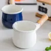 Enamel Wooden-Handle Cooking Pot 1