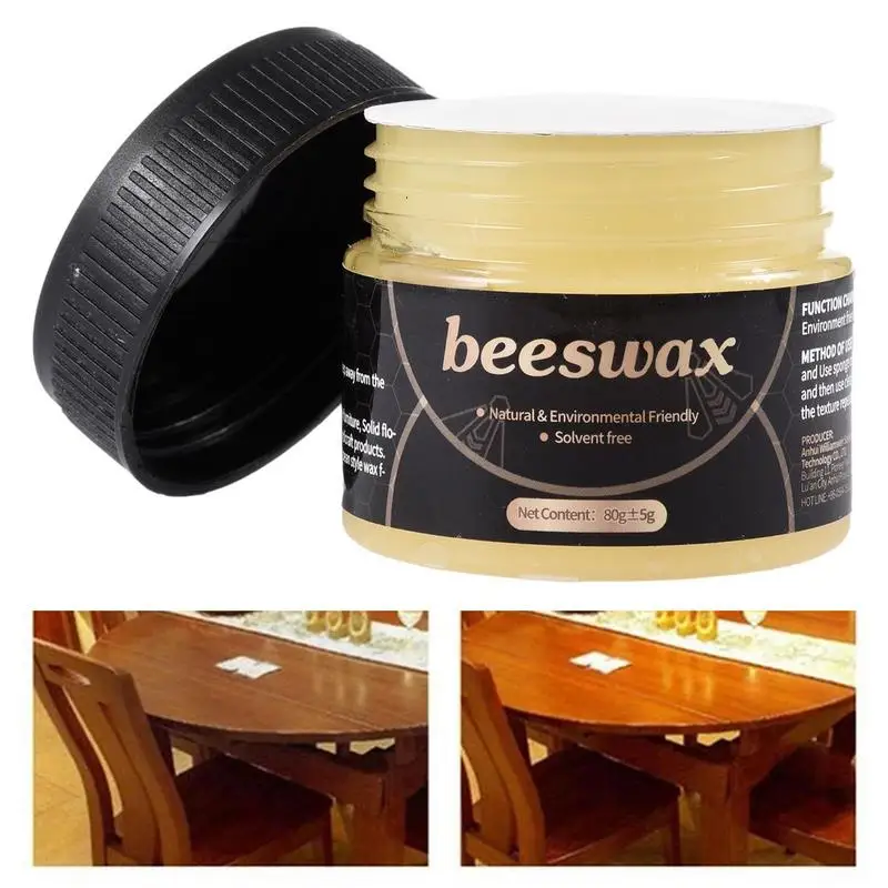 나무 왁스 방수 천연 밀랍 바닥용 다기능 목재 복원기, 씰 스톤 테이블 아트워크 나무 팔찌 