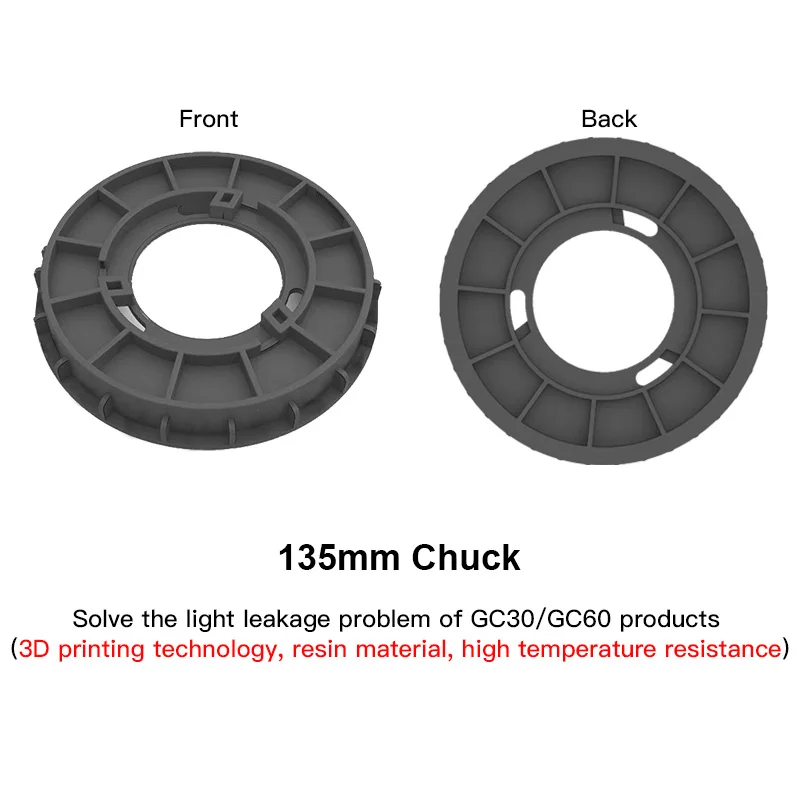 Accessories Standard Reflector Diffuser Sock Remote Control 135mm Chuck Flip Softbox Adapter Ring Charger For INKEE GC30 GC60