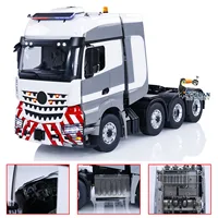 Toys DIY Painted LESU 1/14 Metal Chassis 8x8 RC Tractor Truck Remote Control Cars Smoke Sound Finished Machine Model for Boy 2