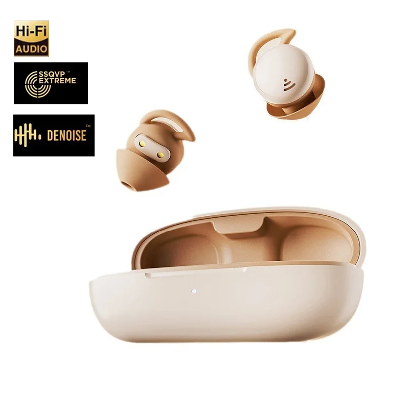

Mini Bluetooth Headset Sleeping Noise Canceling Headphone Wireless Long Endurance Earphones for Mobile Phone Universal