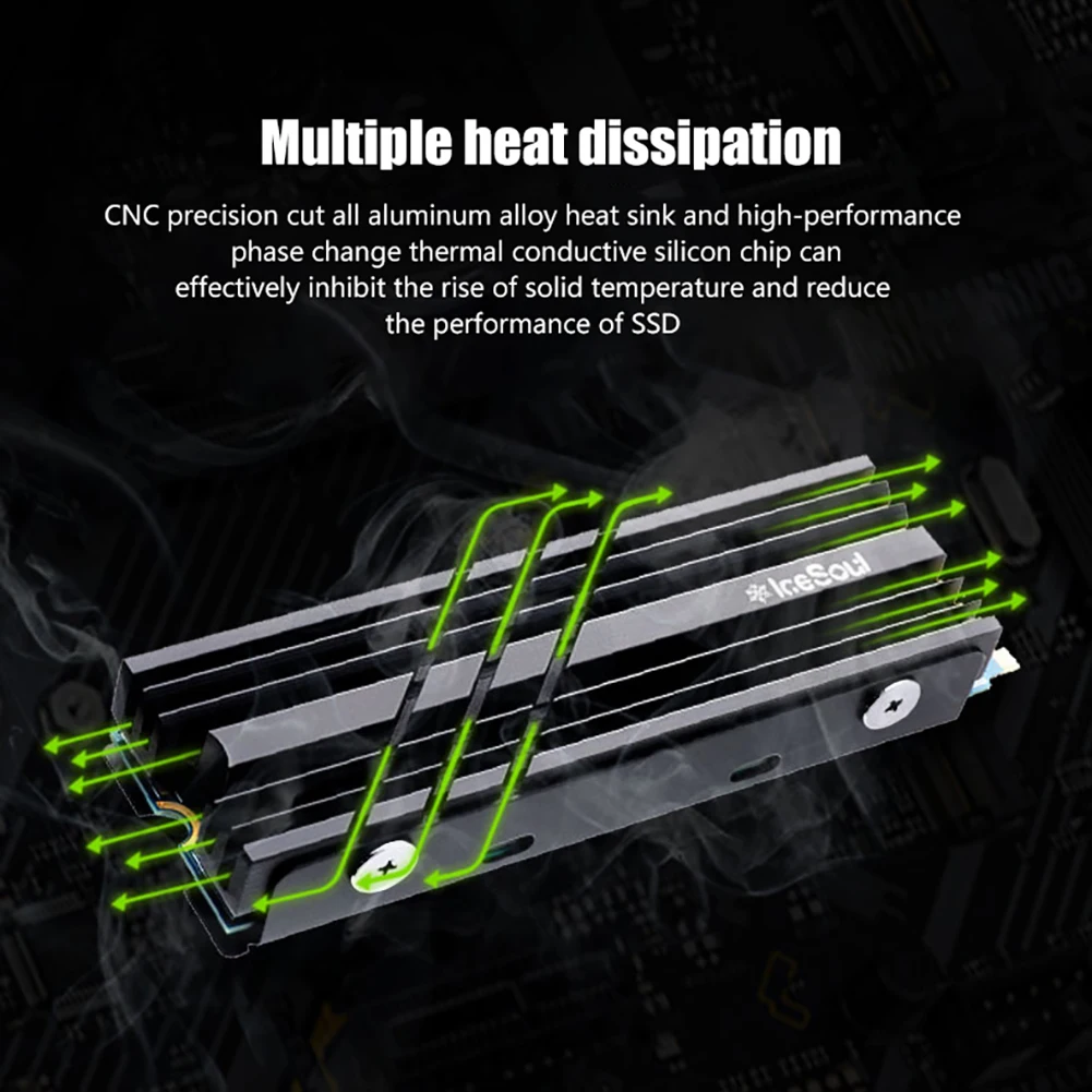 ˷̴ ձ M.2 SSD ð 濭, CNC ϵ ̺ 濭 Nvme 2242/2280 ssd   е ü