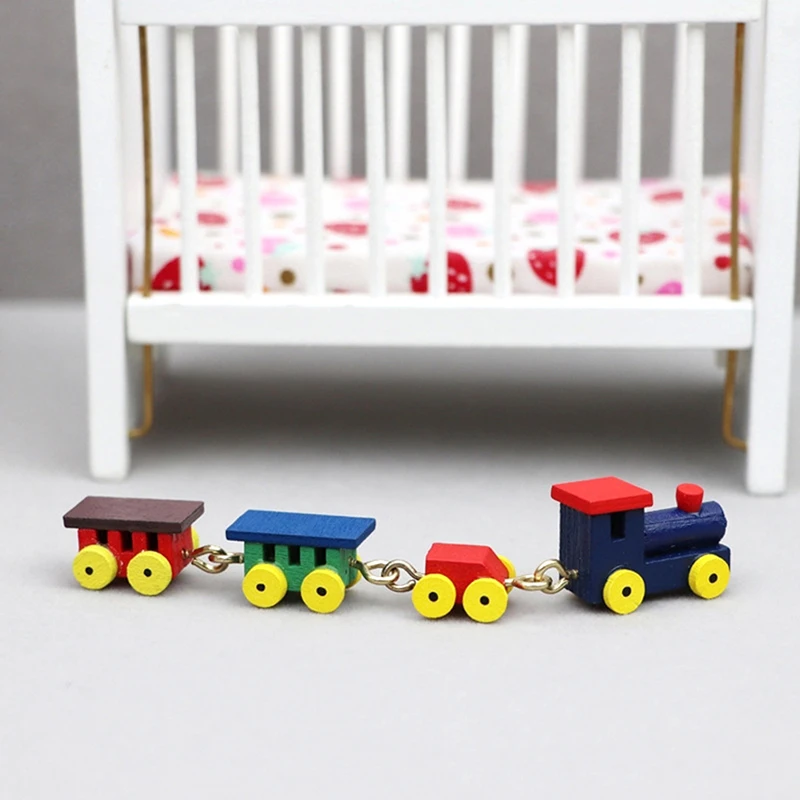 Wooden Digital Small Train Toy Set for Kids,Learning Numbers and Colors,Early Educational Sorting and Stacking Toy for Children montessori educational wooden toys for kids colors and fruits double sided match game logical reason train early education toy