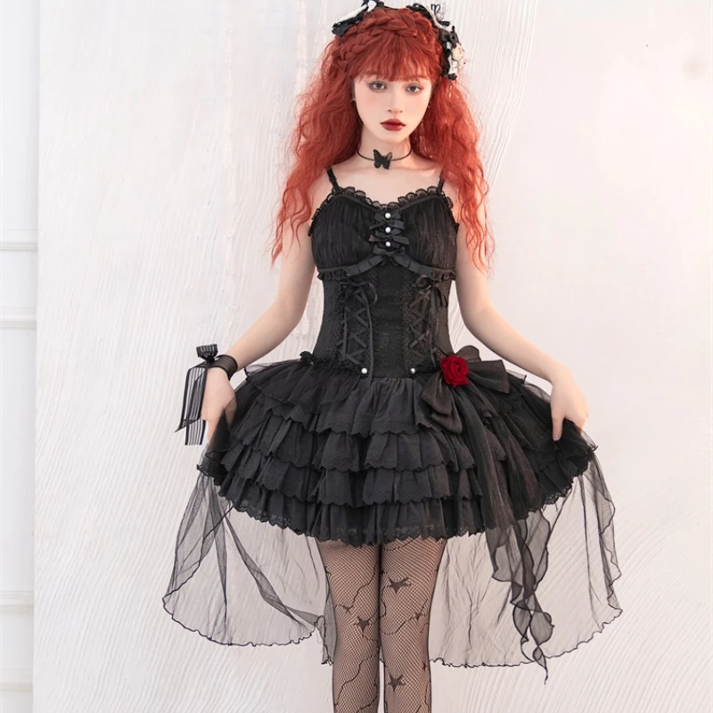 L’EST ROSE　ゴスロリ　ゴシック　y2k coquette 00s Gothic Lolita Style Princess Dress Girls Victorian Retro