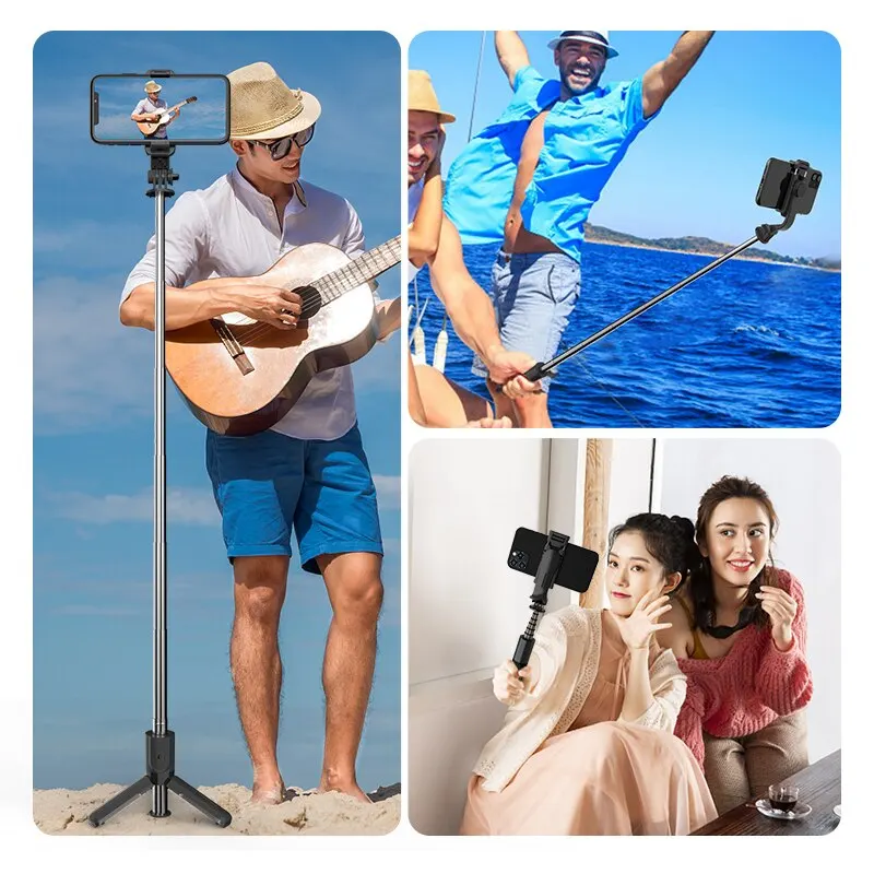 Portable Mini Selfie Stick Foldable Tripod Phone Stand Holder Support Wireless Bluetooth Remote Control Shutter Android selfie stick tripod selfie stick mobile phone holder sports camera selfie stick cell phone selfie stick smartphone selfie stick phone selfie tripod smartphone shooting holder