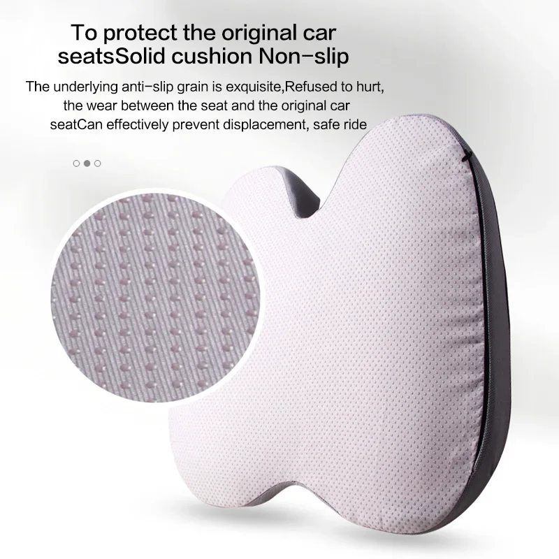 Memory Foam Cushion Non Slip Orthopedic Prostate Cushion for Tailbone Sciaticaback Pain Relief Comfort Chair Car Seat