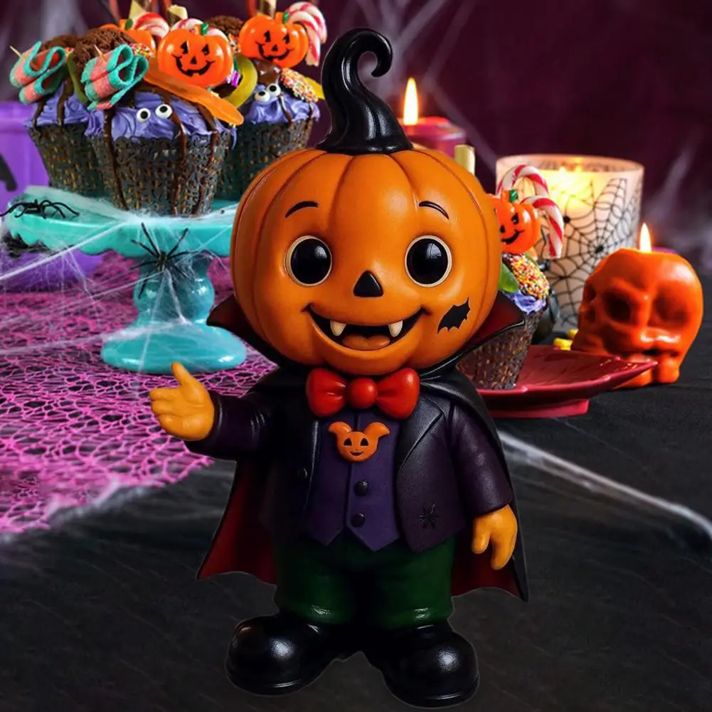Lumora Pumpkin Kid Figurine resin Halloween ornament