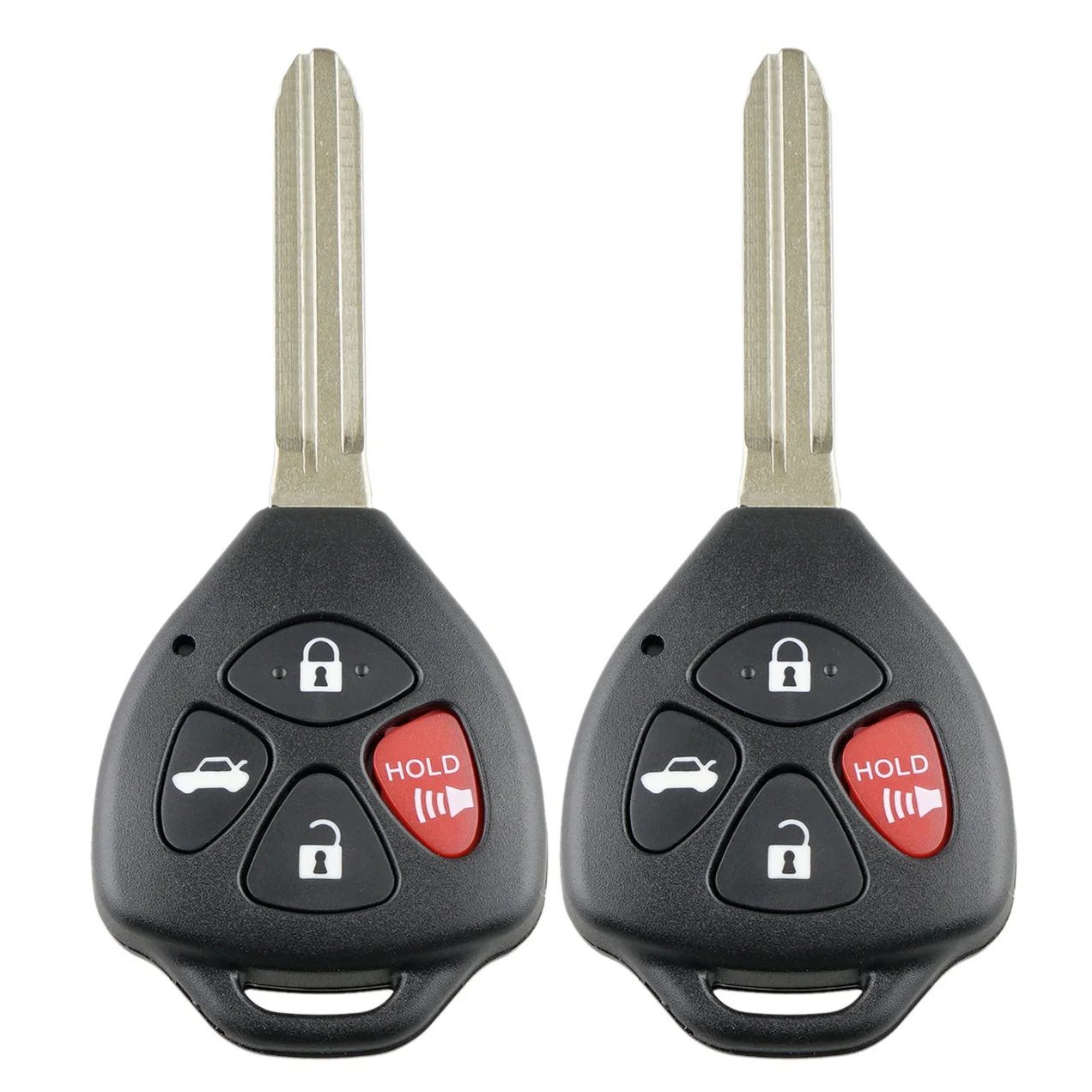 

2 x Remote Car Key Fob Shell Case for 2007 2008 2009 2010 2011