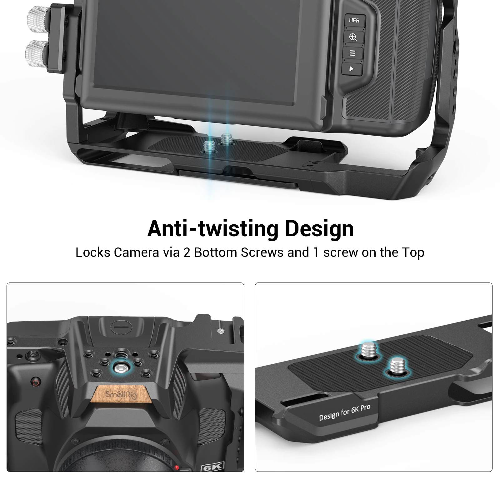 SmallRig-ü DSLR ī޶ , BMPCC 6K Pro Blackmagic  ó׸ ī޶ 6K Pro     ݵ  Ʈ