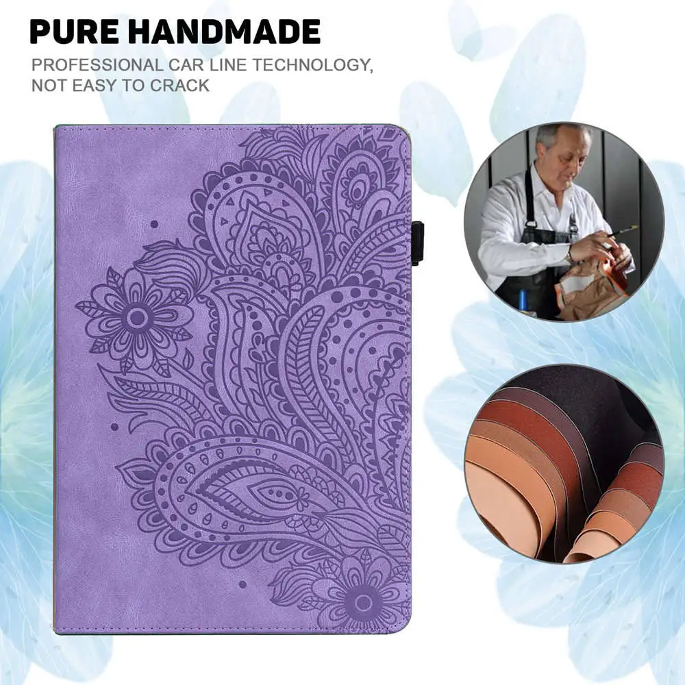 Peafowl Pattern Soft TPU Silicone Tablet Case