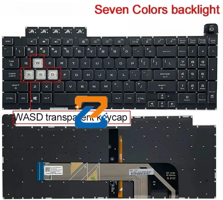 ASUS TUF 게임용 노트북 키보드 A15 FA506 FA506H FA506IU/IV/II TUF A17 FA706 FA706II/IU FX506 FX506L FX706 FX706H TUF706