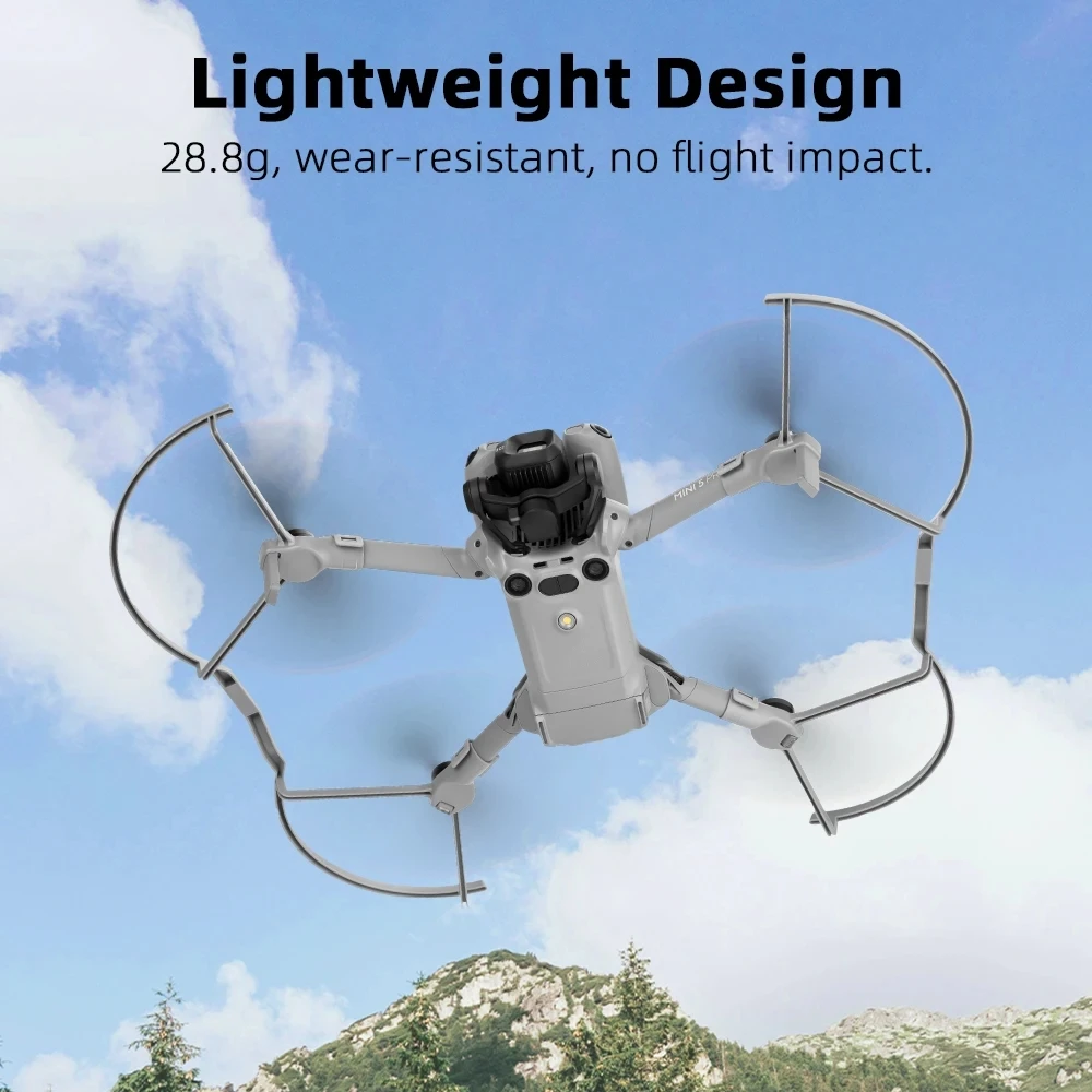 4 protections anti-collision hélices DJI Mini 5 Pro - Gris
