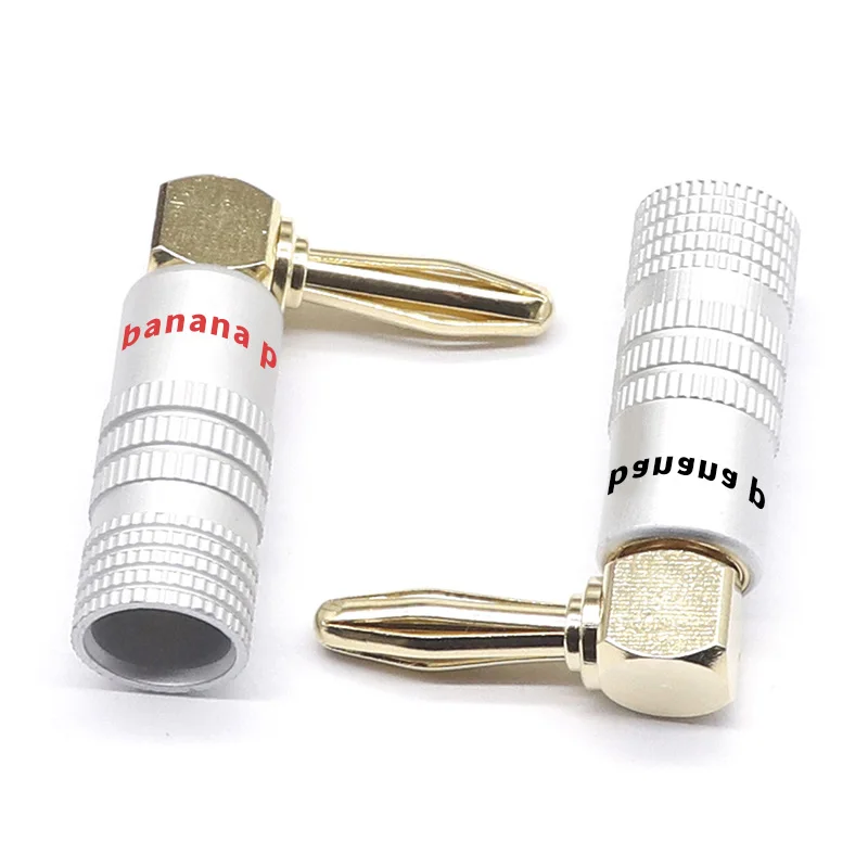 plug para alto falante adaptador de cobre banhado 02