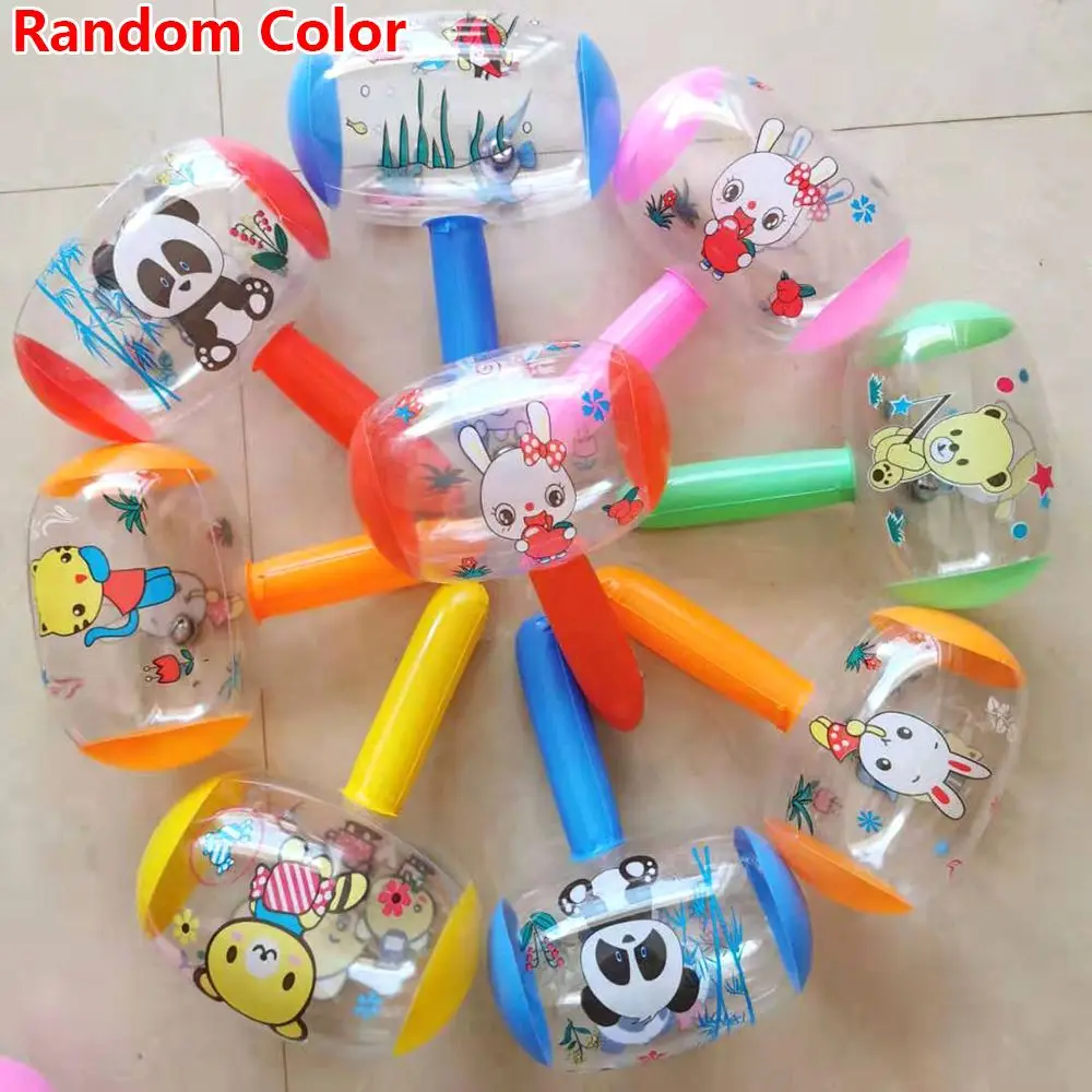 12Pcs Inflatable Hammer With Bell Air Hammer Baby Kids Toys Party Favors Inflatable Toy Pool Beach Party Toy