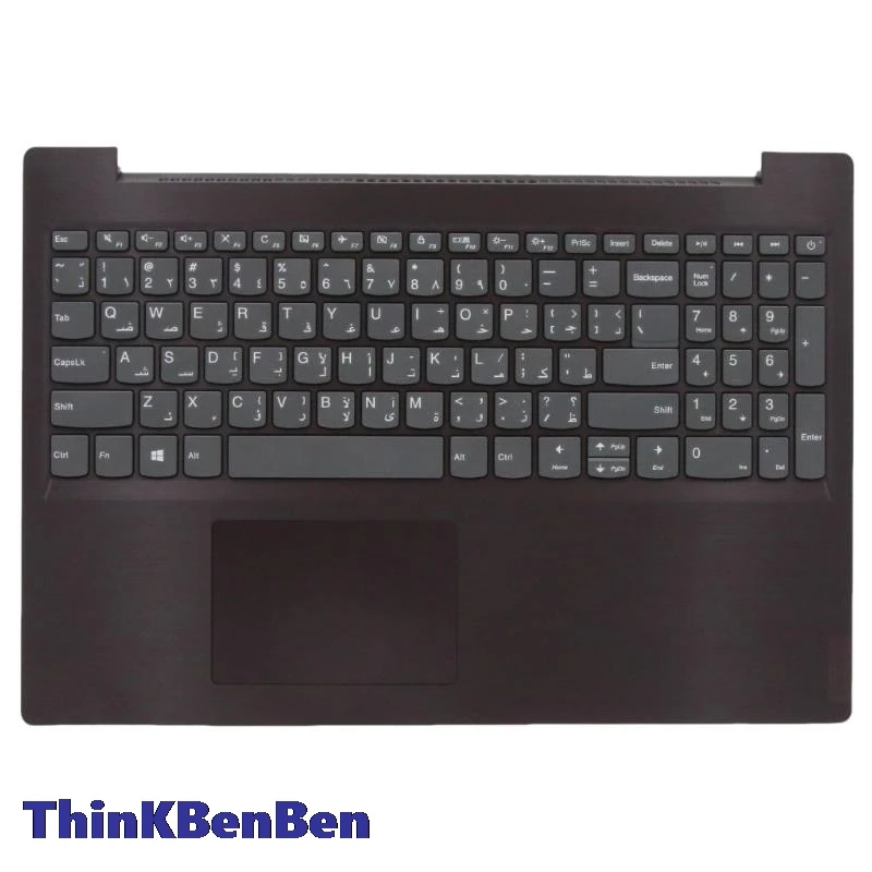 

ARA Арабская темная клавиатура с орхидеей, верхний корпус, подставка для рук, корпус для Lenovo Ideapad L340 15 15IWL 15API 5CB0S16711